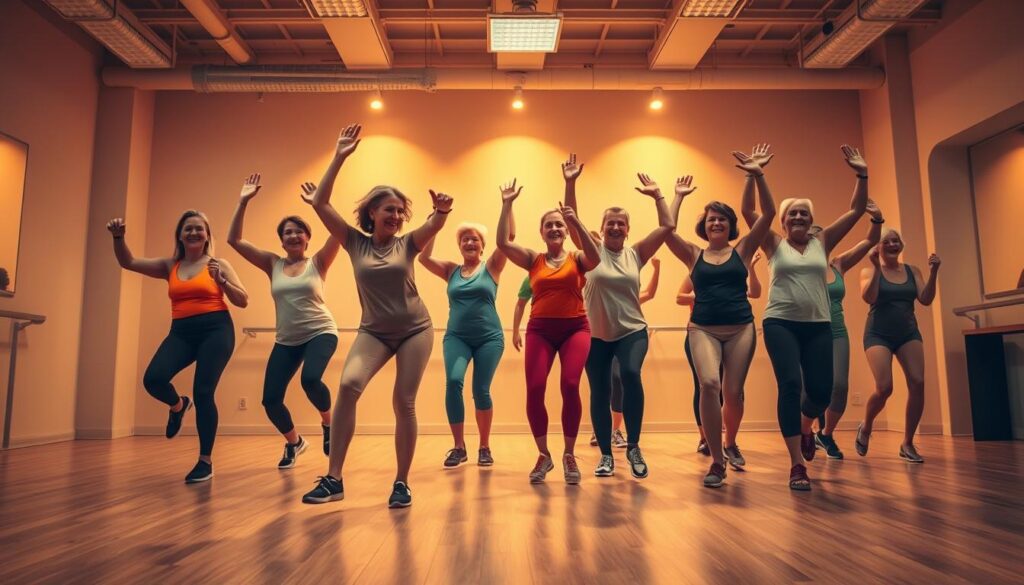 Cardio dance coordination moves