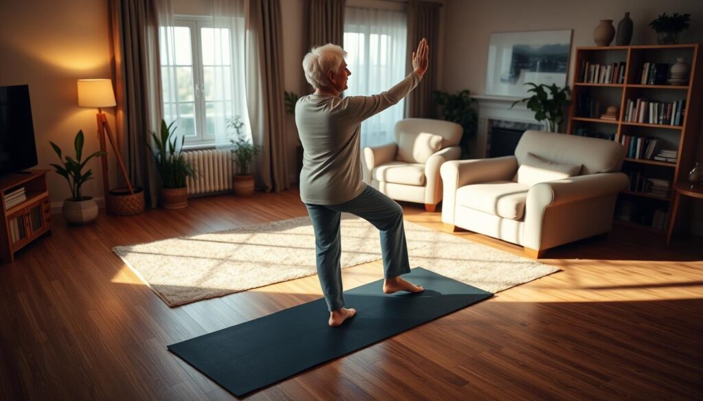 senior balance exercises at home