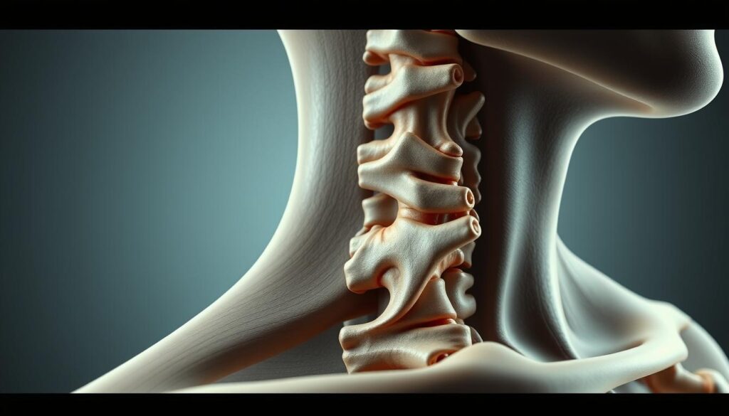 Arthritis joint changes in neck and shoulders