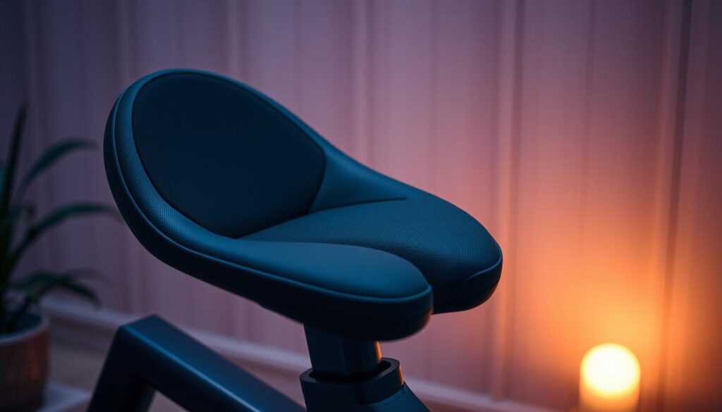 comfortable exercise bike seat design