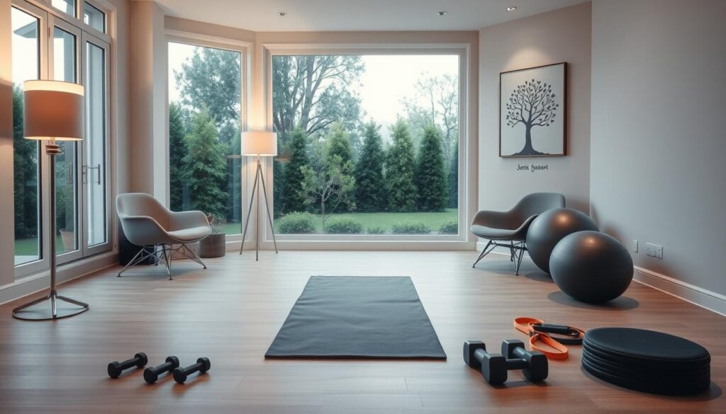 exercise space setup for scoliosis