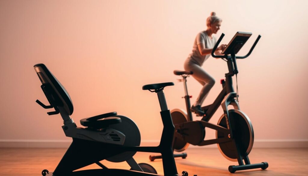 recumbent vs upright bikes