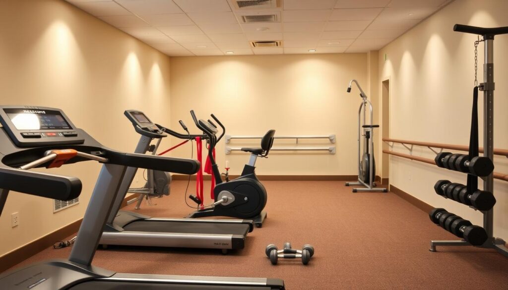 senior-friendly gym equipment