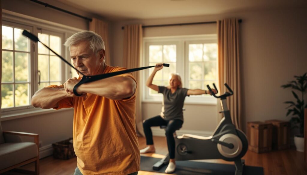 senior resistance and flexibility routine