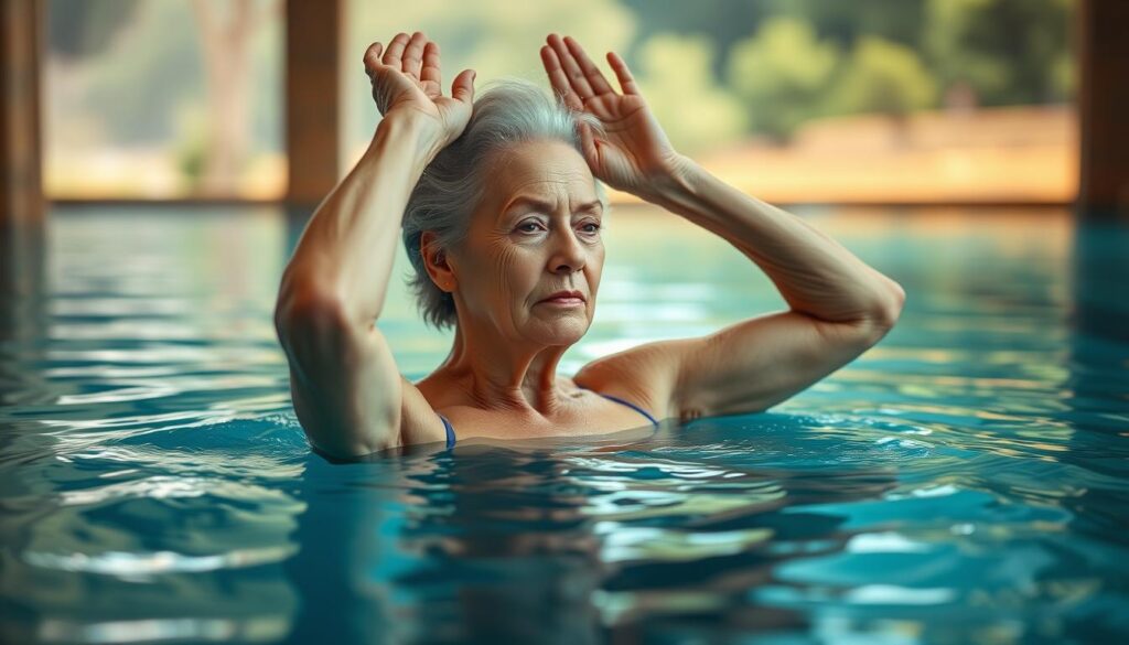 upper body water exercises
